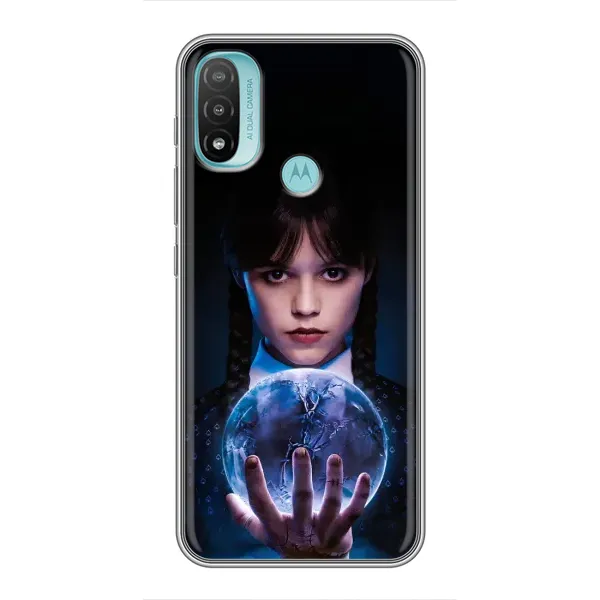 Чохол з принтом «Магічна сфера Венздей» для Motorola MOTO E20