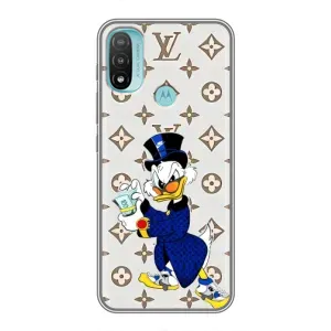 Чехли для Motorola MOTO E20 - Скрудж МакДак Louis Vuitton (PREMIUMPrint) (Макдак на стилі)