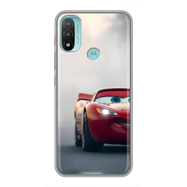 Чехол с принтом «Скоростной Маквин» для Motorola MOTO E20