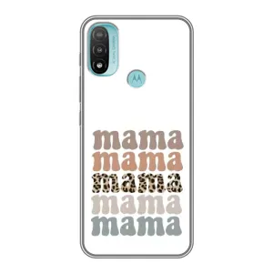 Чохли для мами на Motorola MOTO E20 (Текстовий колаж мама)