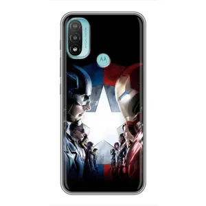 Чохли з героями Марвел Motorola MOTO E20 (VPrint) (Марвел стайл)