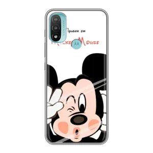 Эксклюзивный чехол для Motorola MOTO E20 (AlphaPrint - Мультяшные)