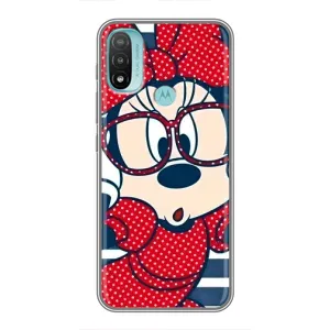 Міккі Маус чохол для Motorola MOTO E20 (AlphaPrint - Мультяшні) (Маус в окулярах)