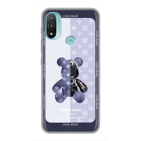 Чехол с принтом «Медвежонок LV» для Motorola MOTO E20