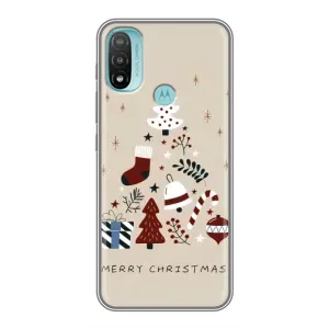 Різдвяні Чохли для Motorola MOTO E20 (VPrint) (Merry Christmas)