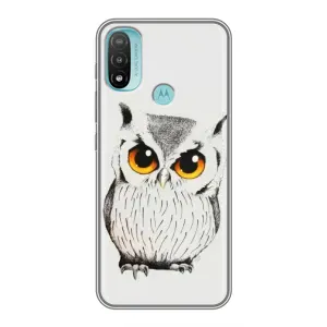 Чохол з пташками на Motorola MOTO E20 (VPrint) (Мила Сова)