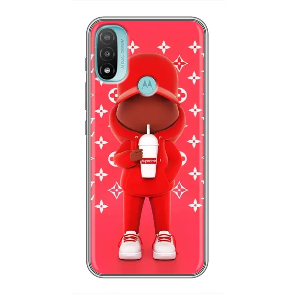 Чехол с принтом «Модный стиль» для Motorola MOTO E20