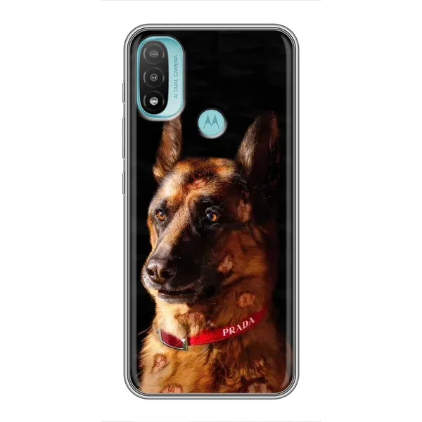 Чохол з принтом «Овчарка» для Motorola MOTO E20
