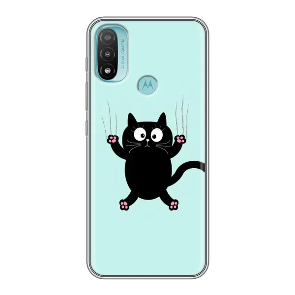 Чехол с принтом «Падающий кот» для Motorola MOTO E20