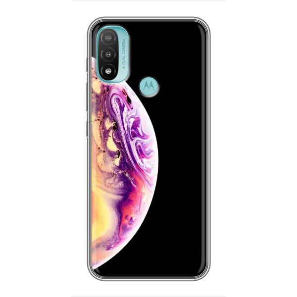 Чохол з принтом «Планета Айфон» для Motorola MOTO E20