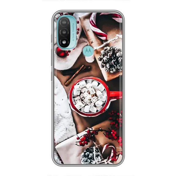 Чехол с принтом «Рождественская атмосфера» для Motorola MOTO E20