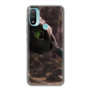Чохол як приборкати дракона на Motorola MOTO E20 (Сцена з драконом)