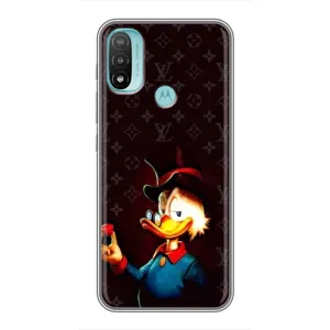 Чехли для Motorola MOTO E20 - Скрудж МакДак Louis Vuitton (PREMIUMPrint) (Скрудж з ботліантом)