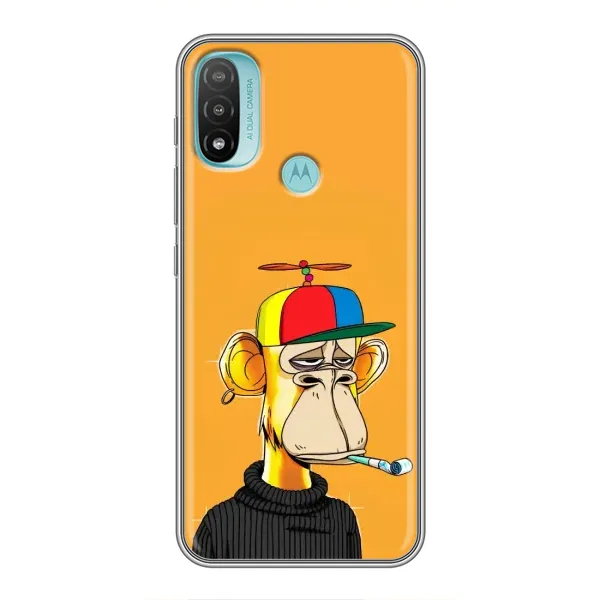 Чехол с принтом «Скучающая Обезьяна NFT» для Motorola MOTO E20 Чехол с принтом «Скучающая Обезьяна NFT» для Motorola MOTO E20