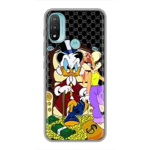 Чехли для Motorola MOTO E20 - Скрудж МакДак Louis Vuitton (PREMIUMPrint) (Стильна Утка)