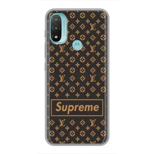 Чеохол для Motorola MOTO E20 з картинкою Supreme (AlphaPrint) (Supreme LV)