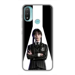 Чохли Венсдей на Motorola MOTO E20 Уенсдей (AlphaPrint) (W-Wednesday)