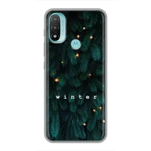 Новорічні, Святкові Чохли для Motorola MOTO E20 - 2024 год (Winter)