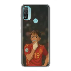 Чохол з футболістом Ламін Ямаль Motorola MOTO E20 (Ямаль аніме)