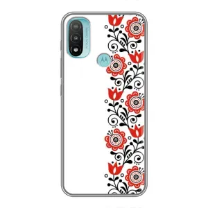 Чохол для Патріота України Motorola MOTO E20 - (AlphaPrint) (Яскрава вишиванка)