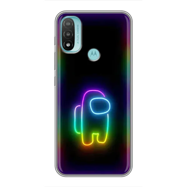 Чехол с принтом «Яркий скин» для Motorola MOTO E20