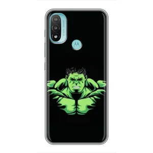 Чохли з героями Марвел Motorola MOTO E20 (VPrint) (Зелений Халк)