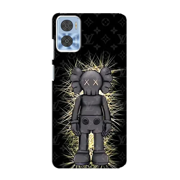 Чехол с принтом «Bearbrick LV» для Motorola MOTO E22