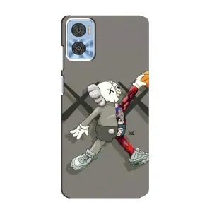 Чехлы для Motorola MOTO E22 - Bearbrick Louis Vuitton (PREMIUMPrint) (Беарбрик Джордан)