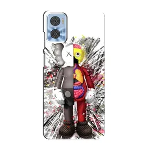 Чехлы для Motorola MOTO E22 - Bearbrick Louis Vuitton (PREMIUMPrint) (Беарбрик)