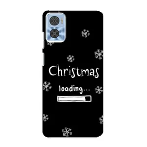 Рождественские, Праздничные Чехлы для Моторола Мото Е22 (Christmas loading)