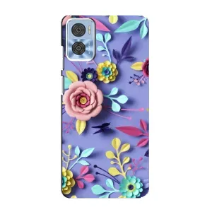 Чохли з квітами для Motorola MOTO E22 (VPrint) (Дизайн квітів)