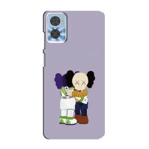 Чехлы для Motorola MOTO E22 - Bearbrick Louis Vuitton (PREMIUMPrint) (Дружба Беарбрик)