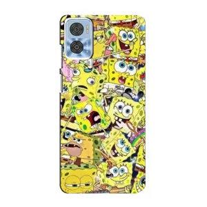 Чохол Губка Боб для Моторола Мото е22 (Емоції Спан Боба)