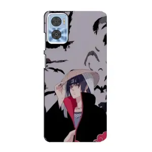 Анимешный чехол для Motorola MOTO E22 (Итачи Itachi)