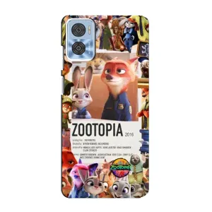 Чохол Зоотрополіс на Motorola MOTO E22 (Постер Зоотрополіс)