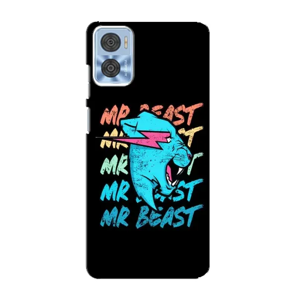Чохол з принтом «logo Mr beast» для Motorola MOTO E22