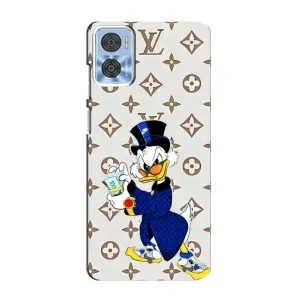 Чехлы для Motorola MOTO E22 - Скрудж МакДак Louis Vuitton (PREMIUMPrint) (Макдак на стиле)