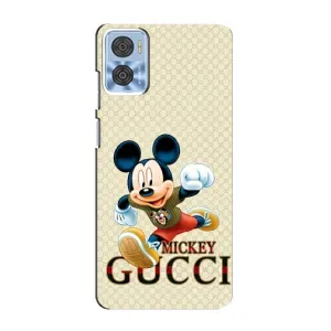 Чехол Disney Mouse Motorola MOTO E22 (PREMIUMPrint) (Mikki Gucci)
