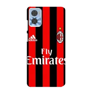 Чехлы для Motorola MOTO E22 (VPrint) - Футбольные клубы (Milan)