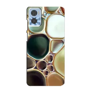 Мраморний чехол на Motorola MOTO E22 (VPrint) (Радужний Мрамор)