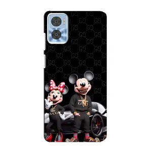 Чехол Disney Mouse Motorola MOTO E22 (PREMIUMPrint) (Семья Маусов)