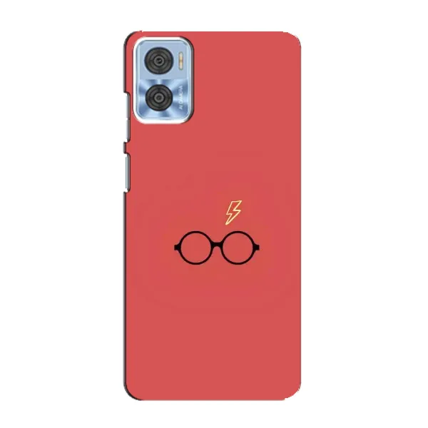 Чехол с принтом «шрам и очки» для Motorola MOTO E22