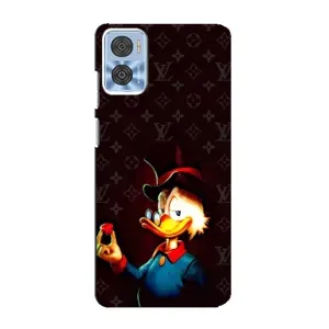 Чехлы для Motorola MOTO E22 - Скрудж МакДак Louis Vuitton (PREMIUMPrint) (Скрудж с бриллиантом)