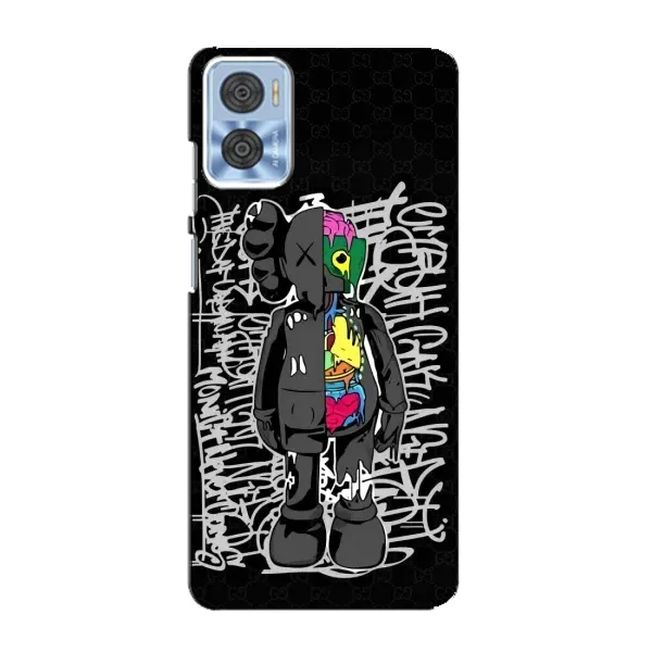 Чехол с принтом «Стиль Bearbrick» для Motorola MOTO E22