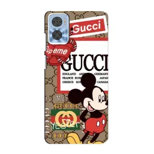 Чехол Disney Mouse Motorola MOTO E22 (PREMIUMPrint) (Стильный Микки)