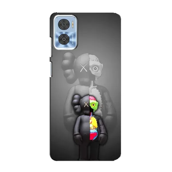 Чехол с принтом «Тело Bearbrick» для Motorola MOTO E22