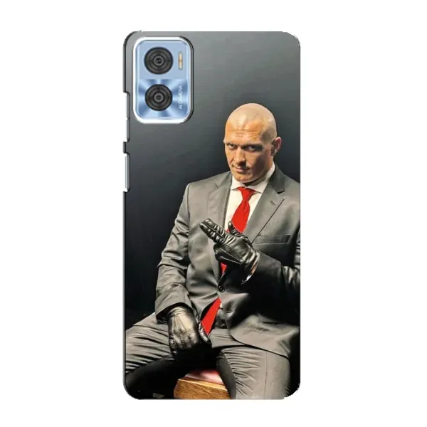 Чехол с принтом «Усик Hitman» для Motorola MOTO E22