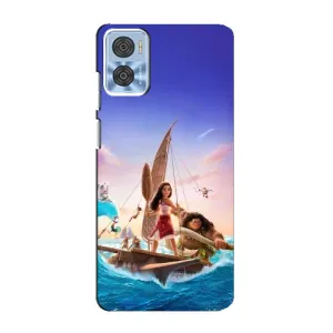 Чохол з мультфільмом Ваяна Motorola MOTO E22 (Команда Ваяна Мауї)