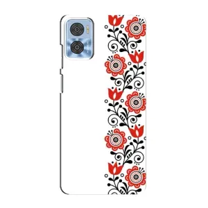 Чехол для Патриота Украины Motorola MOTO E22 - (AlphaPrint) (Яркая вишиванка)