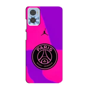 Чехлы PSG для Motorola MOTO E22 (AlphaPrint) (яркий ПСЖ)